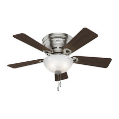 Hunter Haskell 42" 2-Light Ceiling Fan in Brushed Nickel