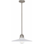 Robert Abbey - Robert Abbey S615 Rico Espinet Arial - One Light Pendant - Designer: Rico Espinet  Cord CoRico Espinet Arial O Antique Silver White *UL Approved: YES Energy Star Qualified: n/a ADA Certified: n/a  *Number of Lights: Lamp: 1-*Wattage:100w A bulb(s) *Bulb Included:No *Bulb Type:A *Finish Type:Antique Silver