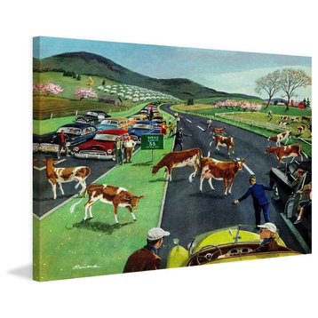 "Slow Mooving Traffic" Print on Canvas by Ben Kimberly Prins