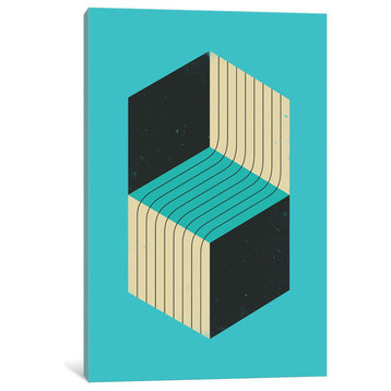 "Cubes VII" Print by Jazzberry Blue, 26"x18"x1.5"