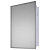 Residential Series Medicine Cabinet, 16"x22", Bright Annealed Stainless Steel Fr