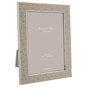 Addison Ross Faux Ostrich Picture Frame Shadow, 5x7
