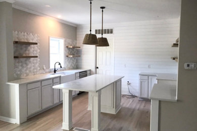 Inspiration for a coastal home design remodel in Charleston