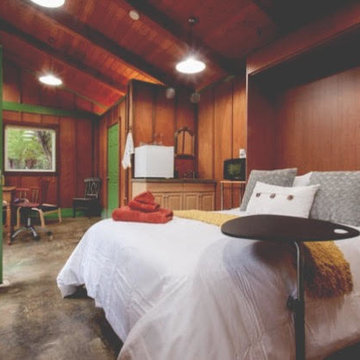 Romantic, Wood-Paneled Studio