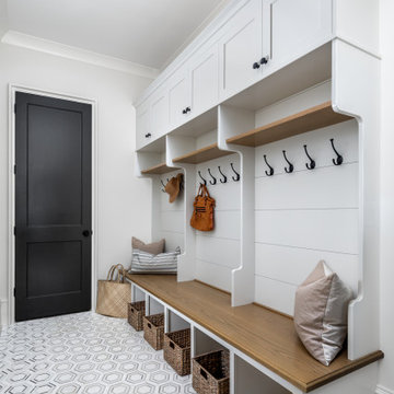 Mudroom at 409 Bertonley by Pike Properties - Charlotte Custom Home Builder