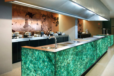 Urban kitchen photo in Miami