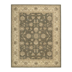 Free Form Area Rugs Houzz Nourison Heritage Hall He28 Slate Area Rug 6 X6 Free Form