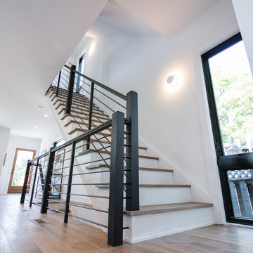 Project #58 | Contemporary Post-to-Post Staircase