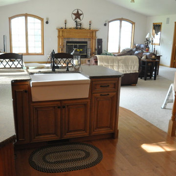 Tin Ceiling Farm Kitchen Make-Over