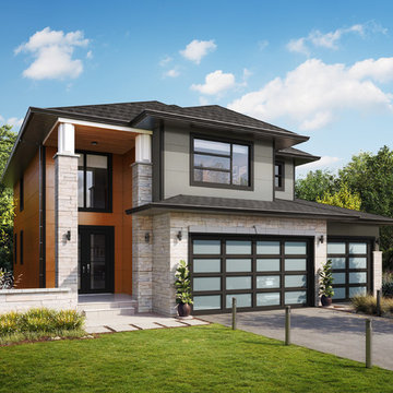 Contemporary Exterior New Construction