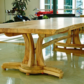 Pecan Street Live Edge Conference Table