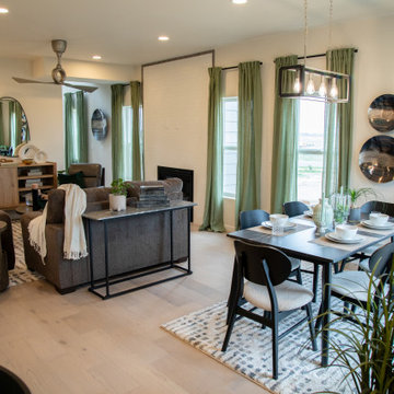 Lumen Dining Set in an Open Concept Living Space