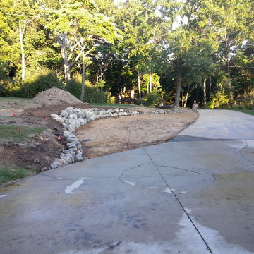 Retaining Wall and Turnaround Area