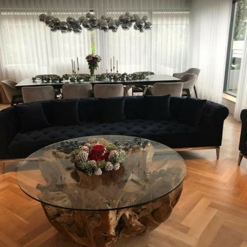 Bespoke Contemporary Villa Furniture Project in Rutland,England