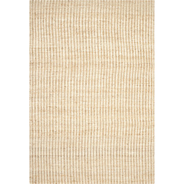 Safavieh NF734A 7' Round Natural/Ivory Rug