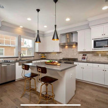 Kitchen cabinets and Island