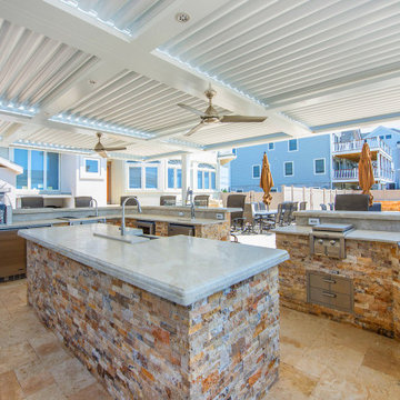 Outdoor Kitchen Featuring Evo Grill