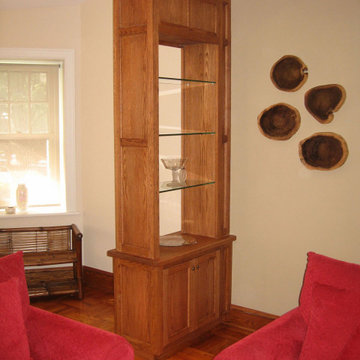 Living Room Custom Cabinets