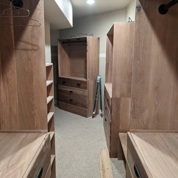 White Oak Modular Closet