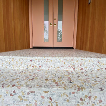 Rebecca Raskind Residential Project - SSS strands, Venice Terrazzo + Breeze Bloc