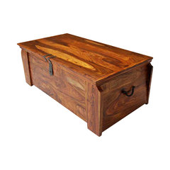 50 Most Por Square Trunk Coffee Tables For 2018 Houzz Solid Wood Storage Trunk Chest Box Coffee Table Square Tables