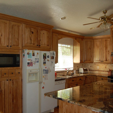 Rustic hickory kitchen