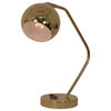 Gumball Task Lamp, Shiny Brass