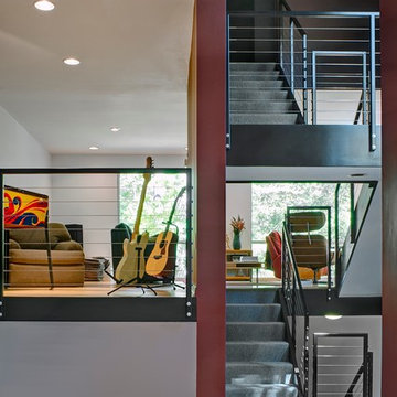 Stair & Mezzanine from Dining Area