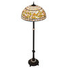 Meyda Lighting 229125 62" Wide Tiffany Turning Leaf Floor Lamp