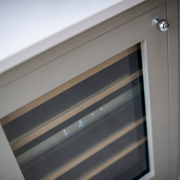 Misson Handmade Inframe Kitchen with Calacatta Gold Worktops