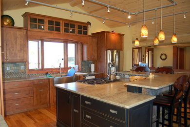 Inspiration for a craftsman kitchen remodel in Denver