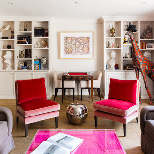 Inspiration för ett funkis vardagsrum