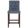 Norah Counter Stool in Navy - Set of 2