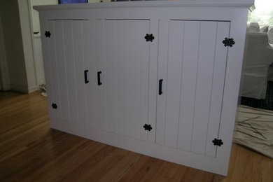 Custom TV Lift Cabinet - Back to Back TV