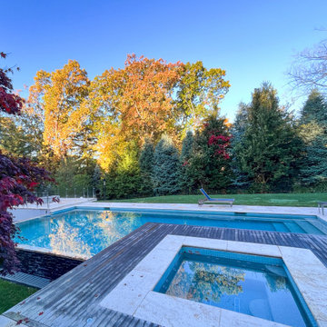 Mature Landscape and Infinity-Edge Pool
