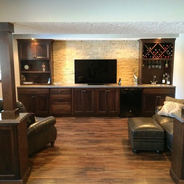 Basement Bar Entertainment Room