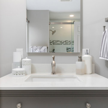 Hall Bath with Second Floor Laundry
