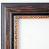 Tuscan Rustic Beveled Wood Bathroom Wall Mirror - 39.75 x 27.75 in.