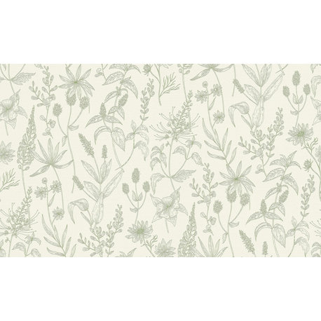 Nami Olive Floral Wallpaper Bolt