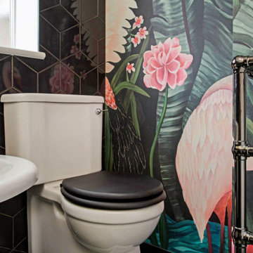 Quirky and Colourful Bathroom in South East London