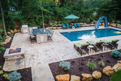 Inspiration for a pool remodel in Indianapolis