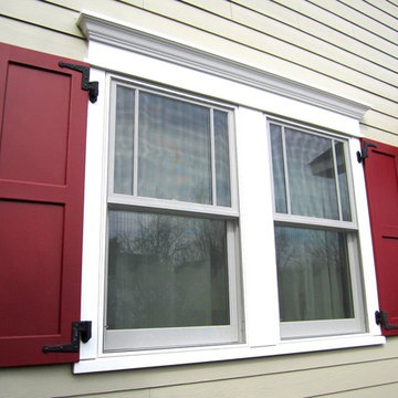 Colonial Style Home Winnetka, IL in Marvin Windows & James Hardie Siding