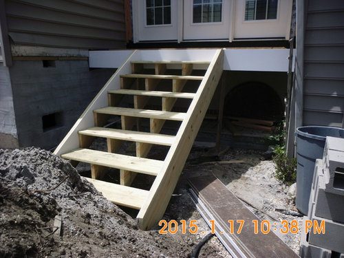 Breezeway stairs