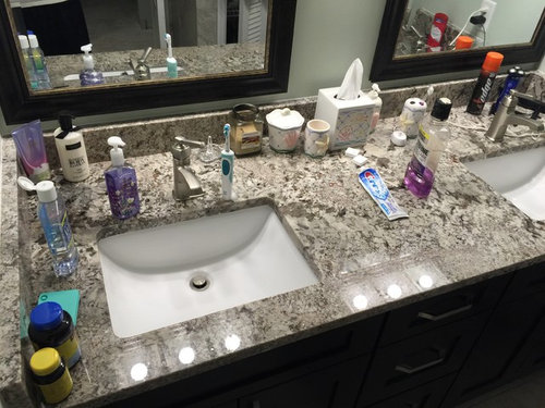 24 Deep Bathroom Vanity Top