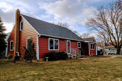 Inspiration for a timeless exterior home remodel in Other