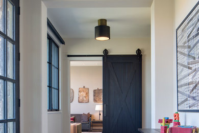 Example of a mountain style foyer design in Philadelphia