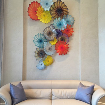 Hand Blown Glass Walls