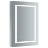 24"x36" Tall Medicine Cabinet With LED Lighting and Defogger, Right Swing