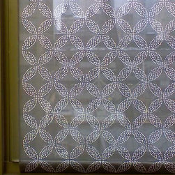 Delia Shades' "Dots Rings" - Roller Shades