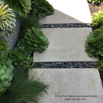 Narrow Sausalito, CA Landscape Transformed For Outdoor Enjoyment & Usable Space